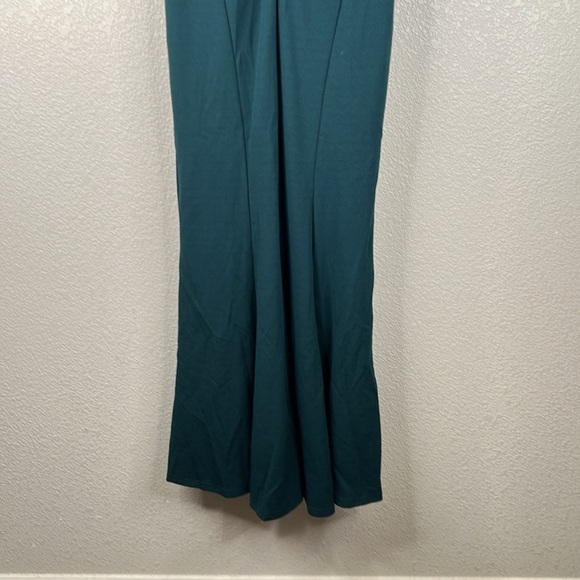 Lulus Marvelous Entrance Emerald Green Pleated Strapless Maxi Dress Size Small - Picture 10 of 12